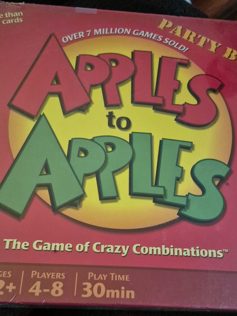 Mattel Apples to Apples Party Box Card Game 500+ Cards 4-8 Players Ages 12+ NIB